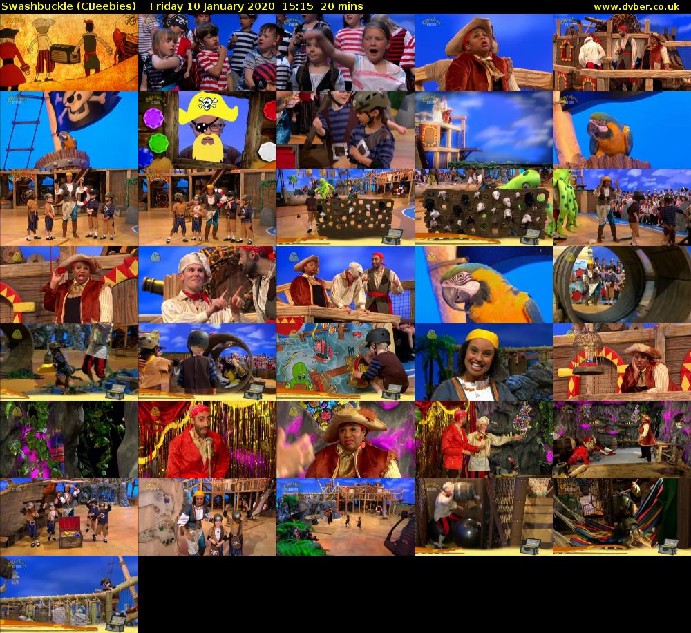 Swashbuckle (CBeebies) Friday 10 January 2020 15:15 - 15:35