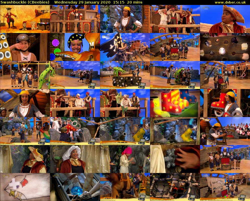 Swashbuckle (CBeebies) Wednesday 29 January 2020 15:15 - 15:35