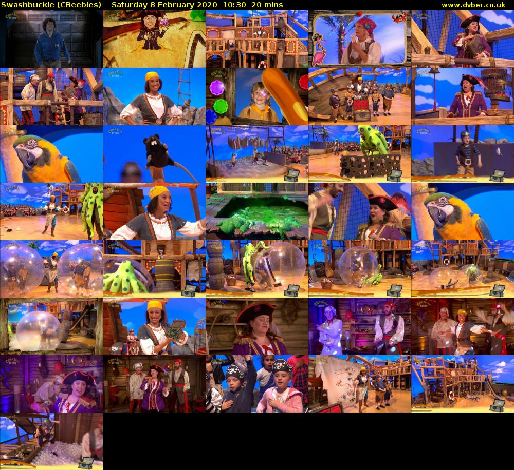 Swashbuckle (CBeebies) Saturday 8 February 2020 10:30 - 10:50