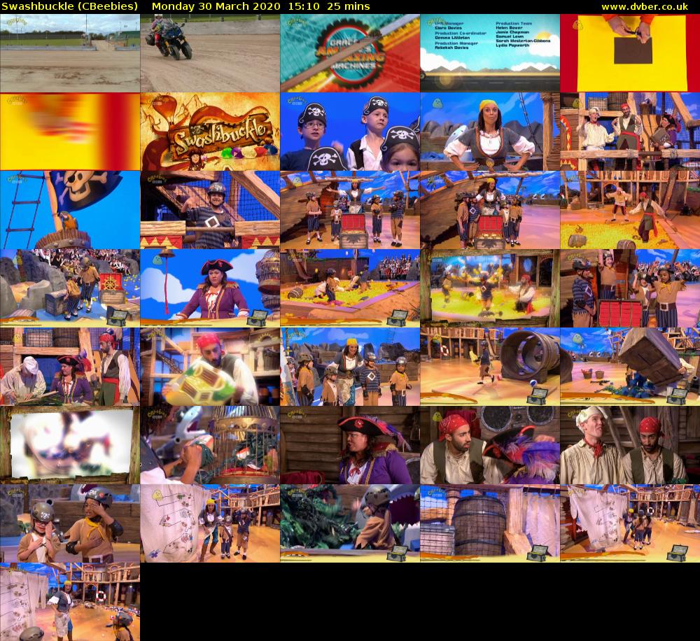 Swashbuckle (CBeebies) Monday 30 March 2020 15:10 - 15:35