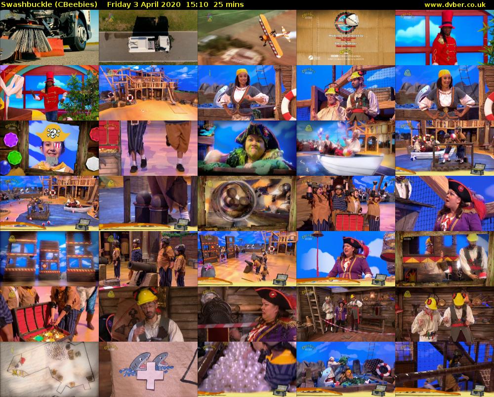 Swashbuckle (CBeebies) Friday 3 April 2020 15:10 - 15:35