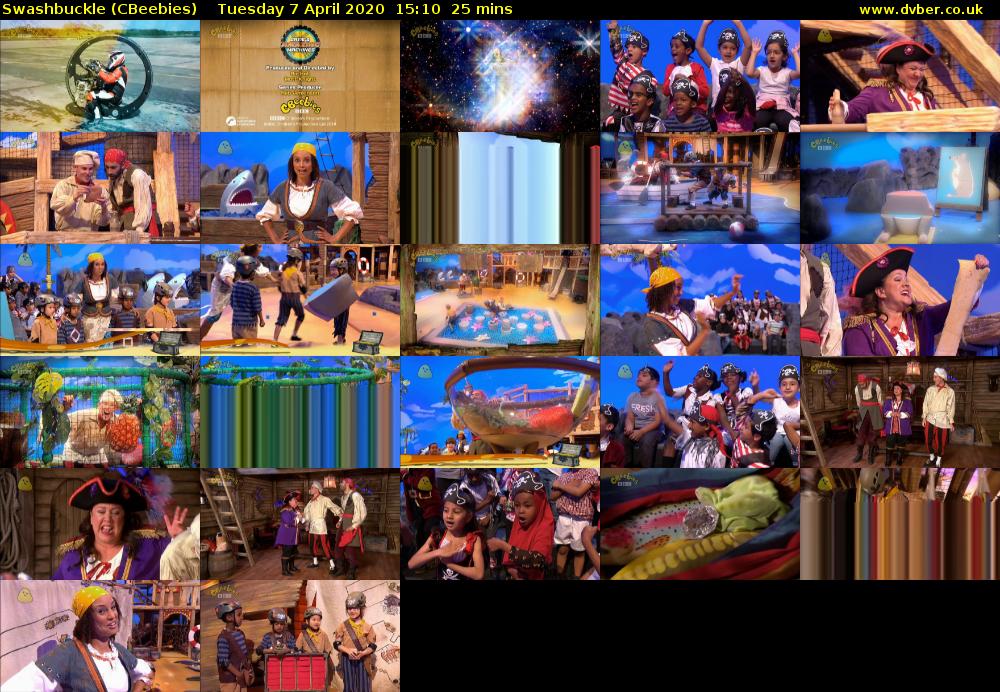 Swashbuckle (CBeebies) Tuesday 7 April 2020 15:10 - 15:35
