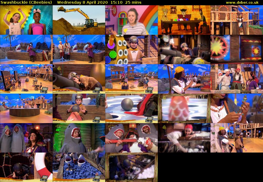 Swashbuckle (CBeebies) Wednesday 8 April 2020 15:10 - 15:35