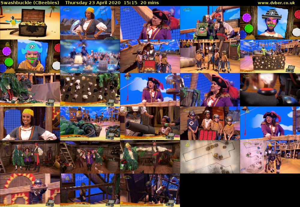 Swashbuckle (CBeebies) Thursday 23 April 2020 15:15 - 15:35