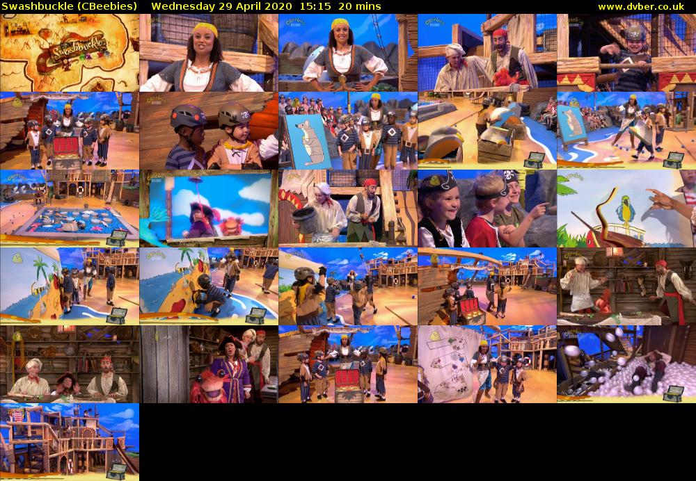 Swashbuckle (CBeebies) Wednesday 29 April 2020 15:15 - 15:35