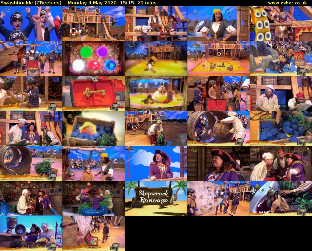 Swashbuckle (CBeebies) Monday 4 May 2020 15:15 - 15:35