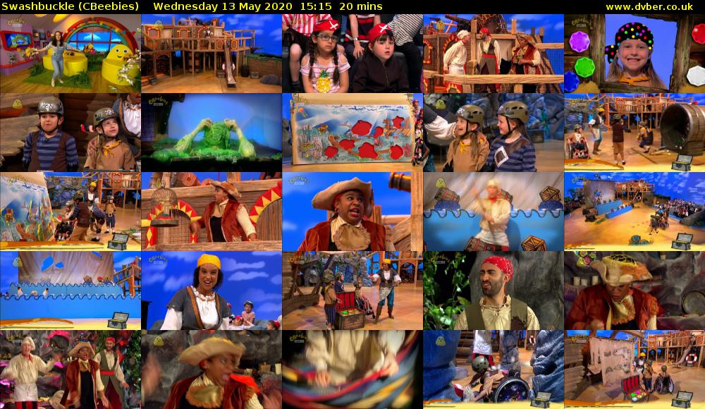 Swashbuckle (CBeebies) Wednesday 13 May 2020 15:15 - 15:35
