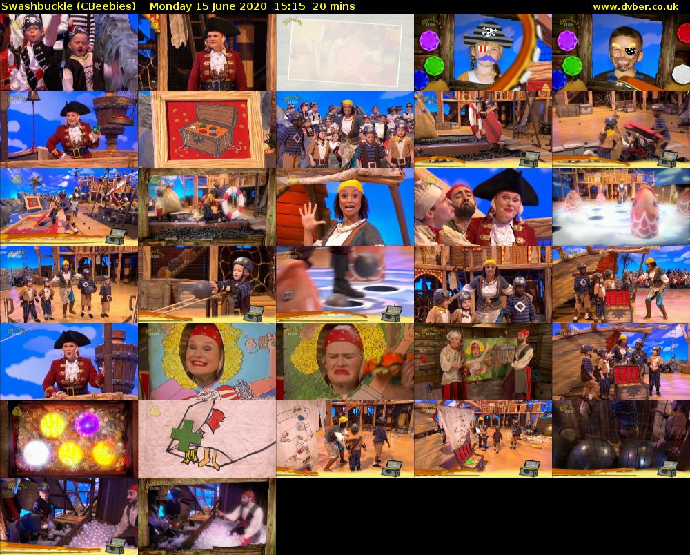 Swashbuckle (CBeebies) Monday 15 June 2020 15:15 - 15:35