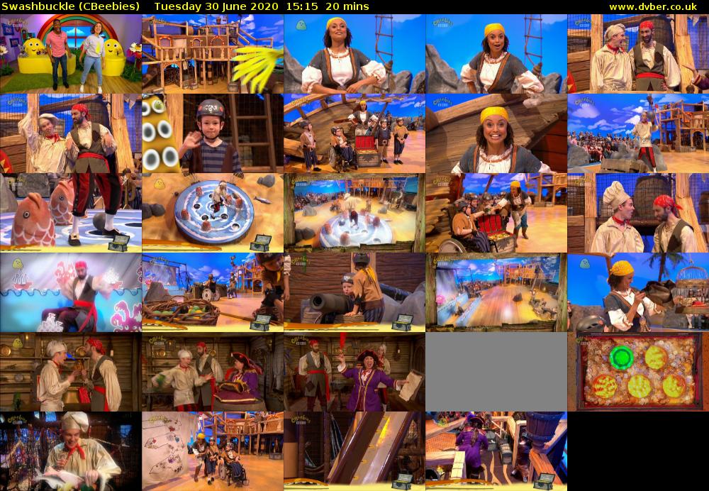 Swashbuckle (CBeebies) Tuesday 30 June 2020 15:15 - 15:35