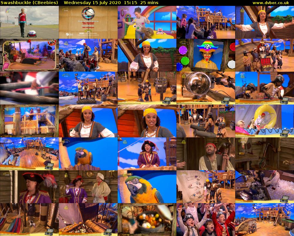 Swashbuckle (CBeebies) Wednesday 15 July 2020 15:15 - 15:40