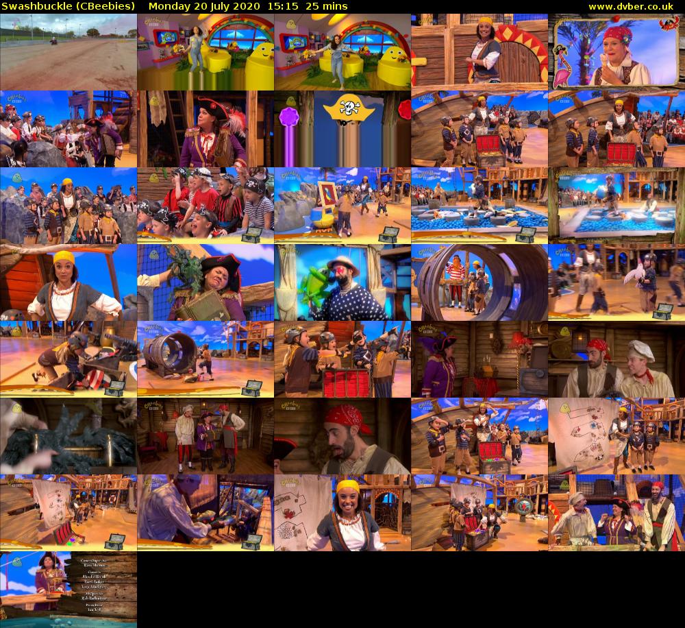 Swashbuckle (CBeebies) Monday 20 July 2020 15:15 - 15:40