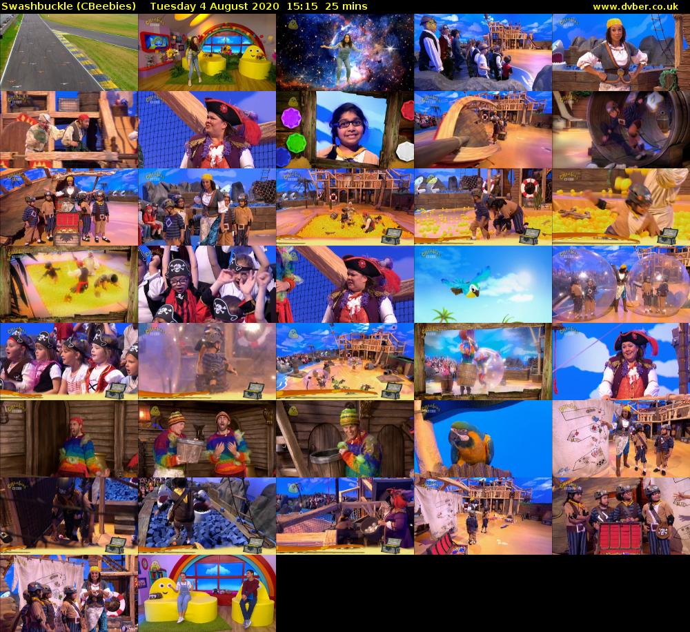 Swashbuckle (CBeebies) Tuesday 4 August 2020 15:15 - 15:40