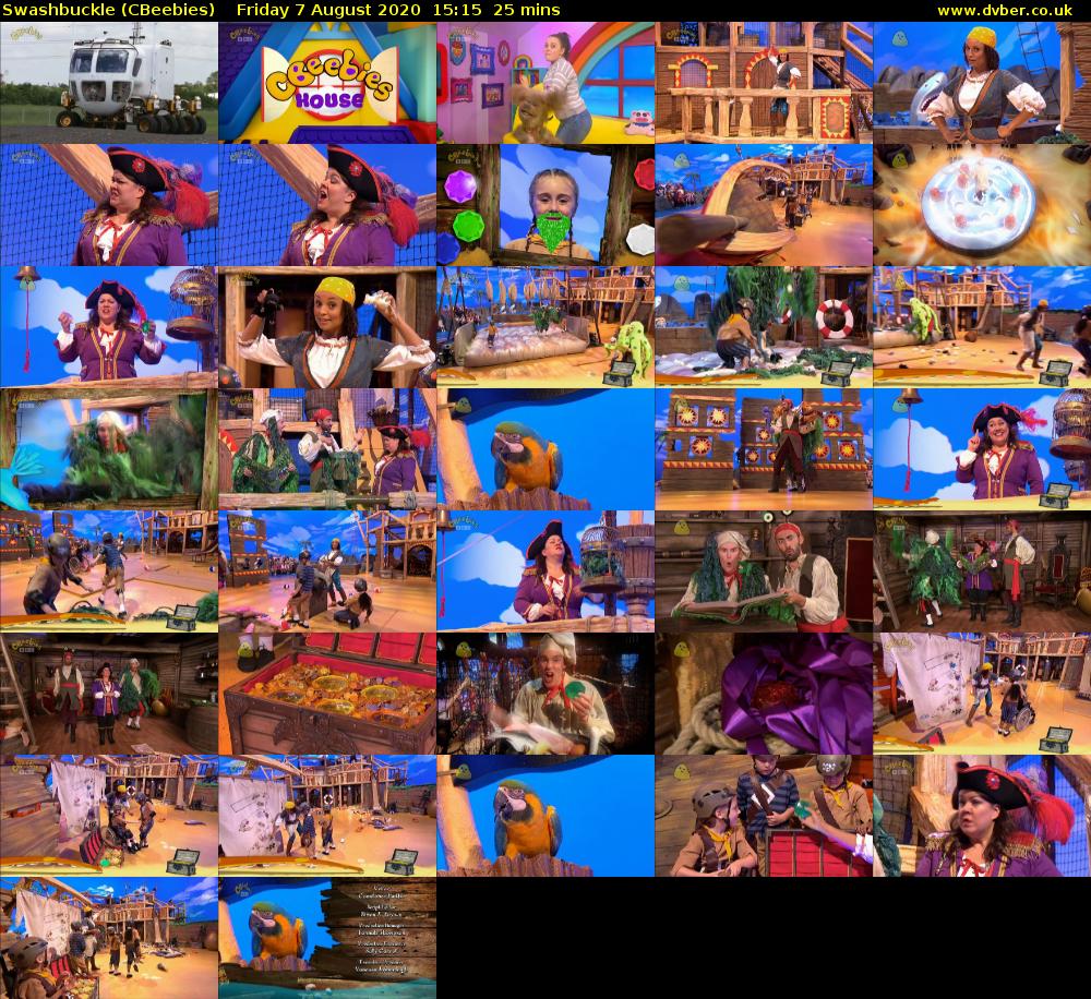 Swashbuckle (CBeebies) Friday 7 August 2020 15:15 - 15:40