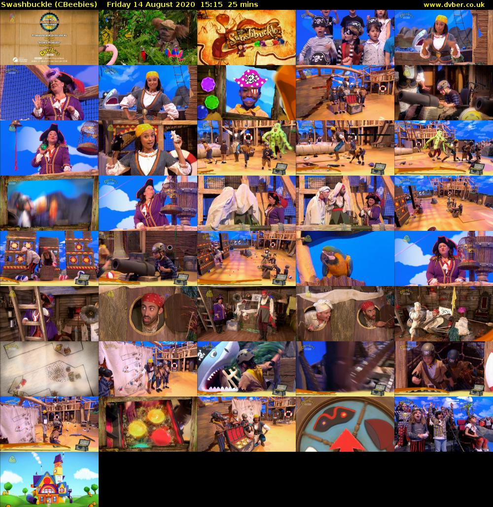 Swashbuckle (CBeebies) Friday 14 August 2020 15:15 - 15:40