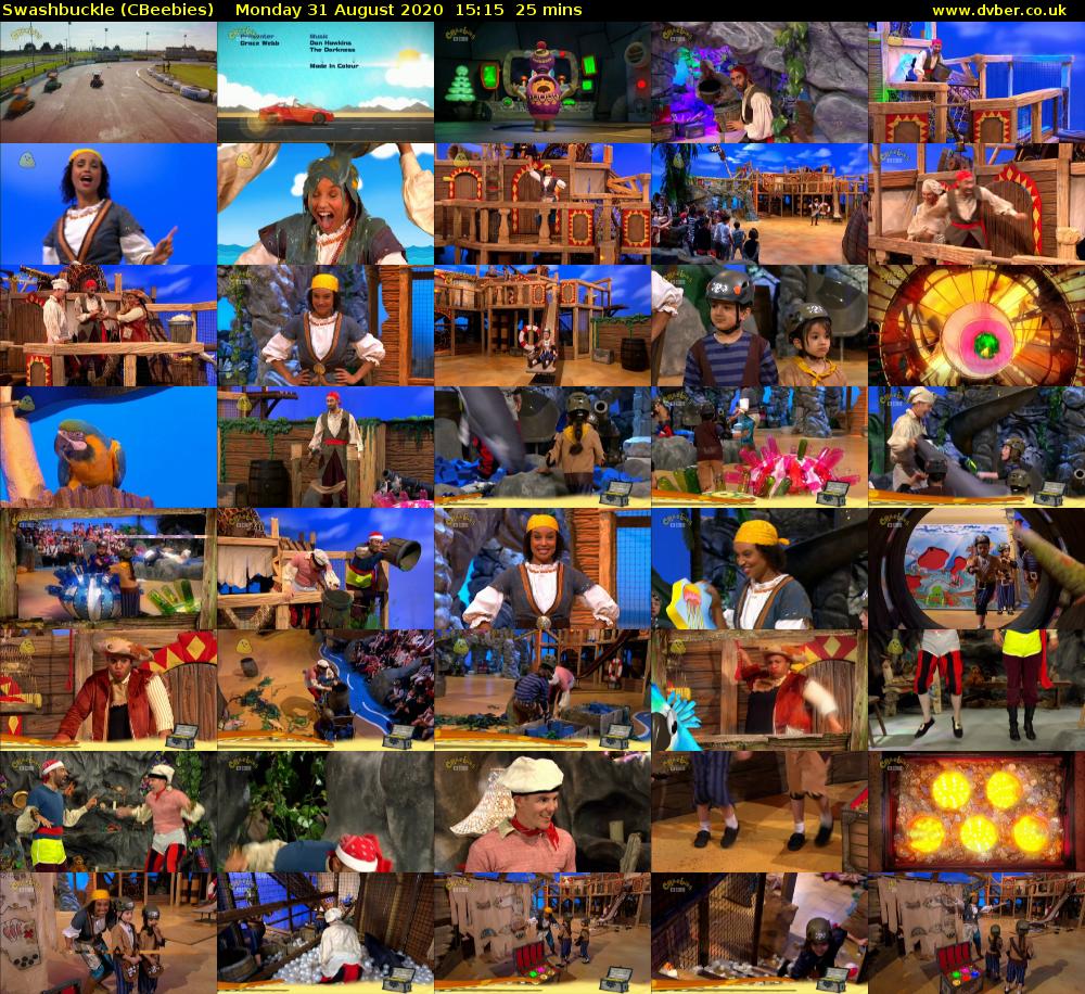Swashbuckle (CBeebies) Monday 31 August 2020 15:15 - 15:40