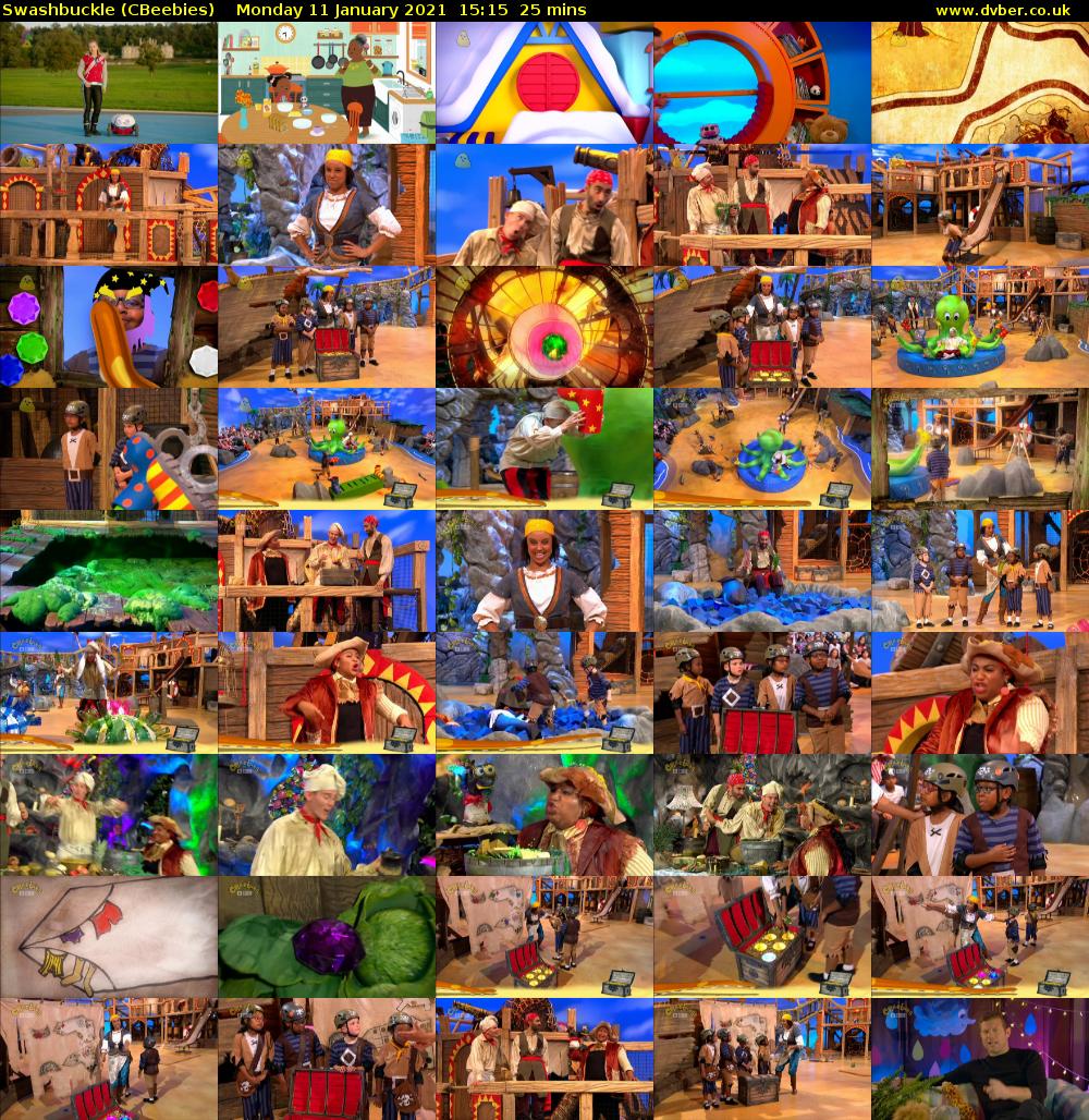 Swashbuckle (CBeebies) Monday 11 January 2021 15:15 - 15:40