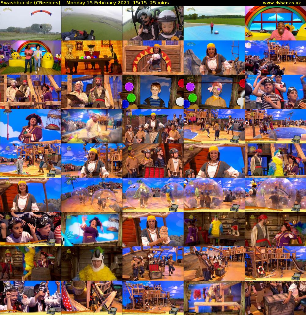 Swashbuckle (CBeebies) Monday 15 February 2021 15:15 - 15:40