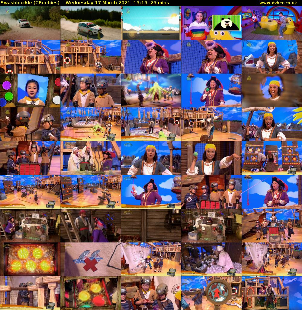 Swashbuckle (CBeebies) Wednesday 17 March 2021 15:15 - 15:40