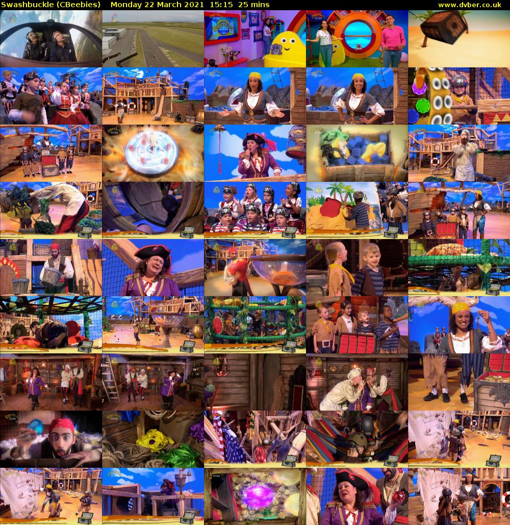 Swashbuckle (CBeebies) Monday 22 March 2021 15:15 - 15:40