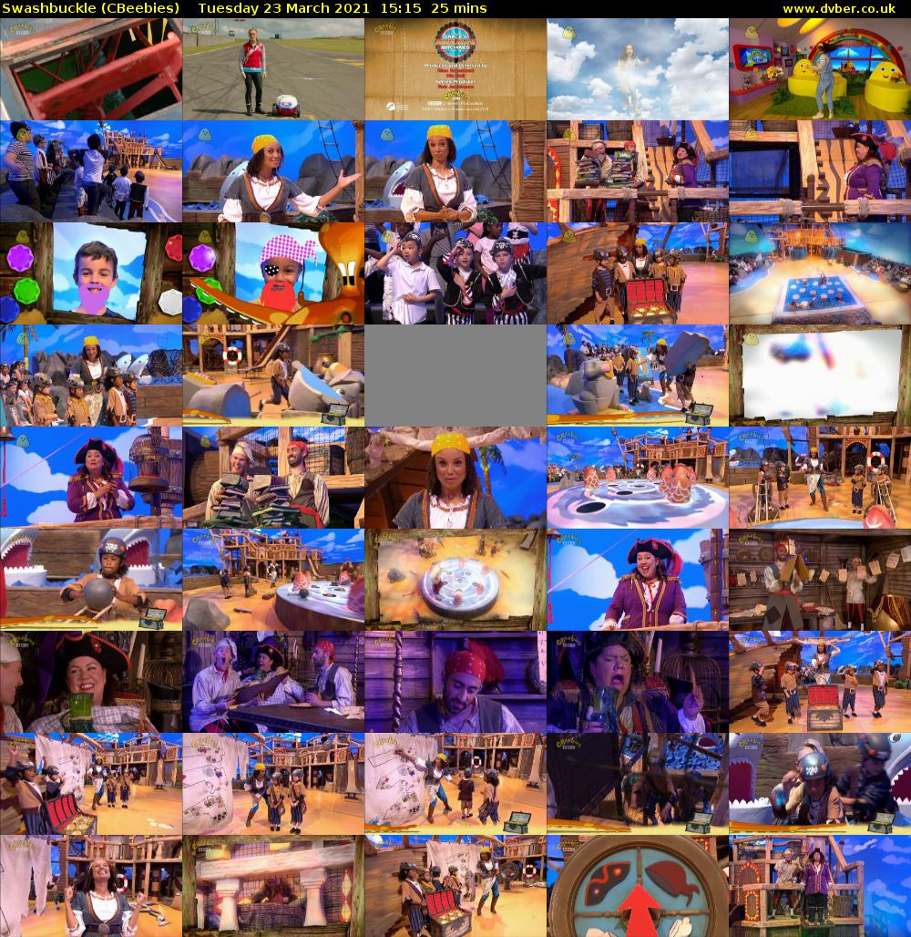 Swashbuckle (CBeebies) Tuesday 23 March 2021 15:15 - 15:40