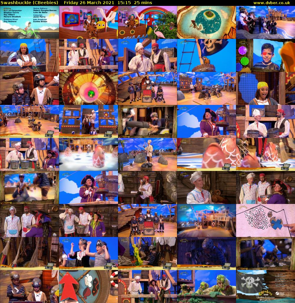 Swashbuckle (CBeebies) Friday 26 March 2021 15:15 - 15:40