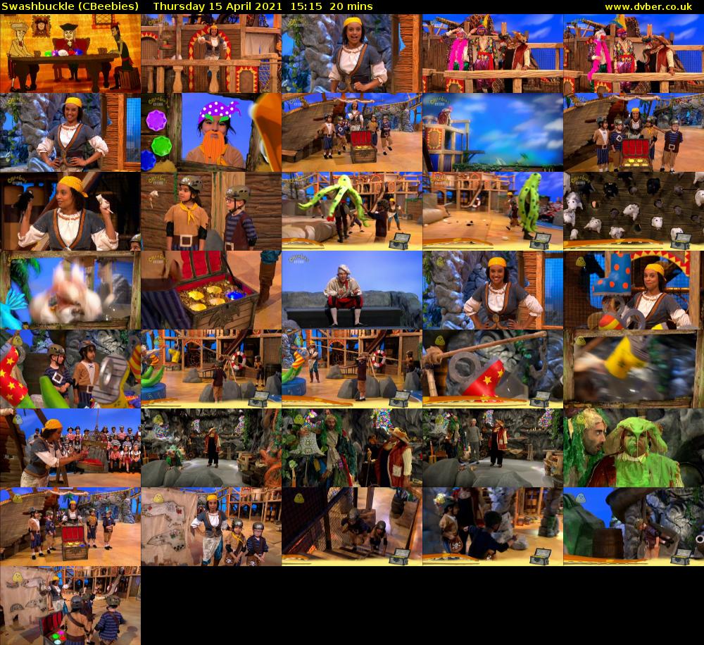 Swashbuckle (CBeebies) Thursday 15 April 2021 15:15 - 15:35