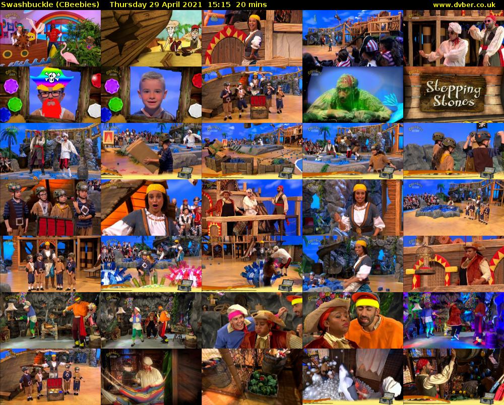 Swashbuckle (CBeebies) Thursday 29 April 2021 15:15 - 15:35