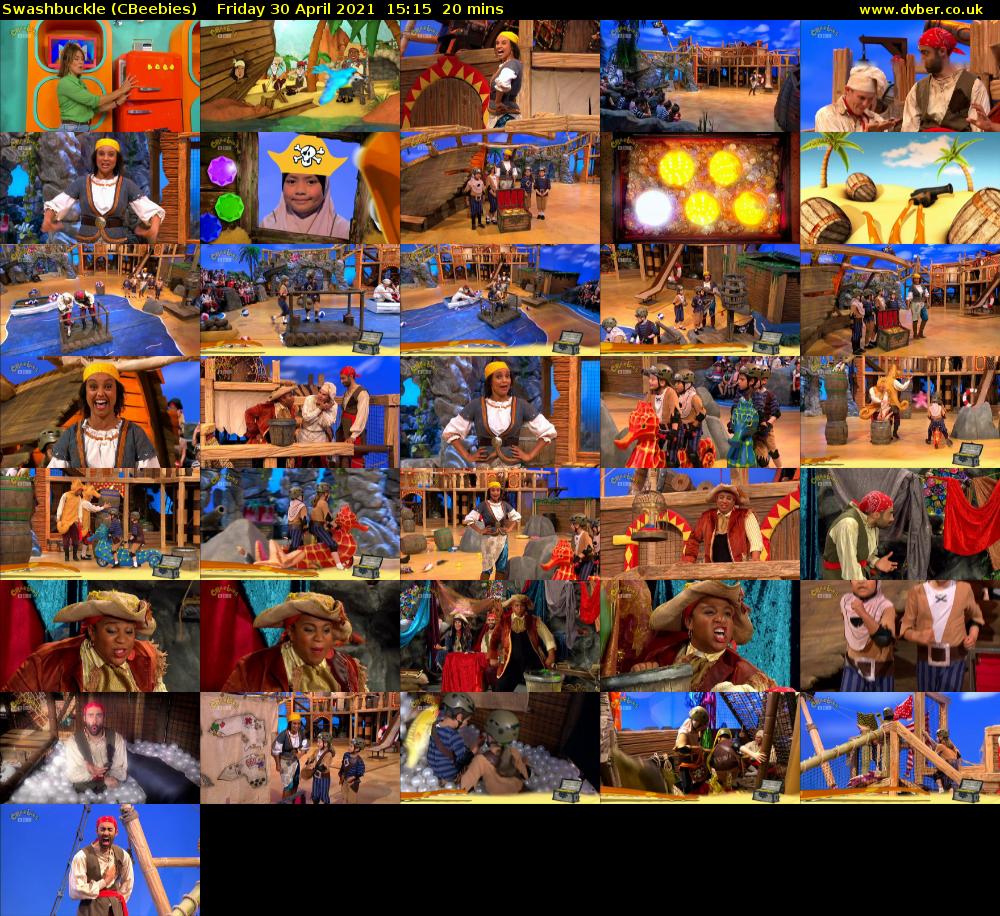 Swashbuckle (CBeebies) Friday 30 April 2021 15:15 - 15:35
