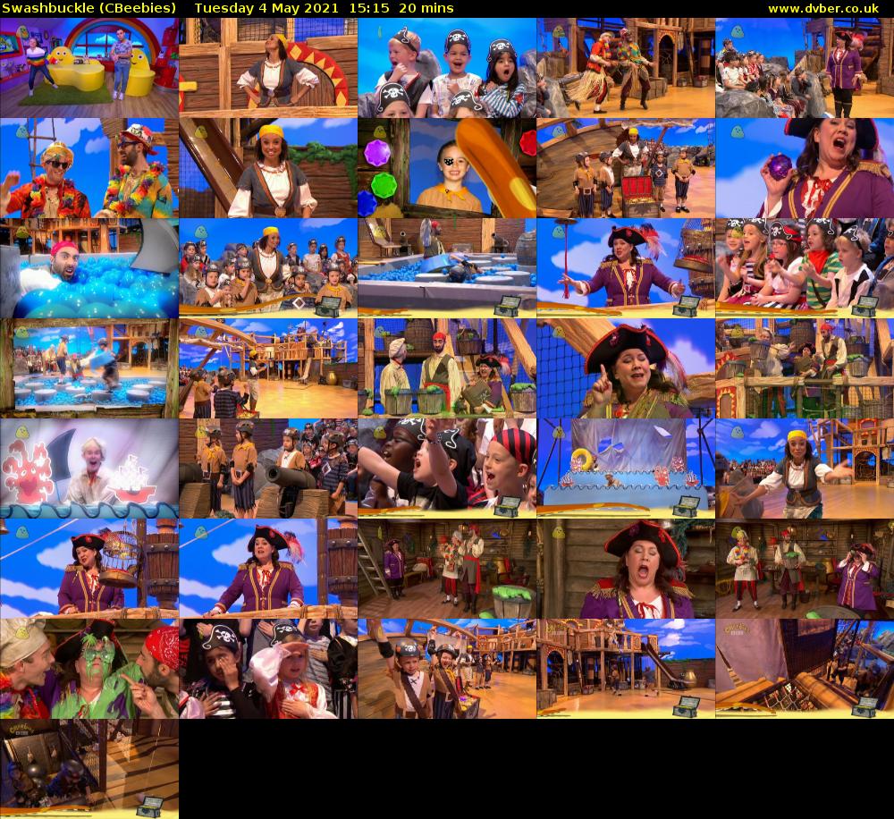 Swashbuckle (CBeebies) Tuesday 4 May 2021 15:15 - 15:35