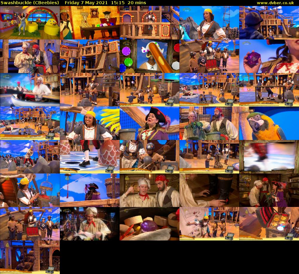 Swashbuckle (CBeebies) Friday 7 May 2021 15:15 - 15:35