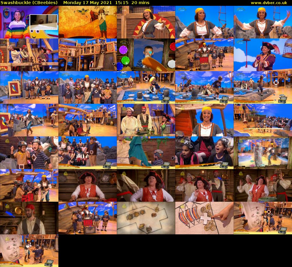 Swashbuckle (CBeebies) Monday 17 May 2021 15:15 - 15:35