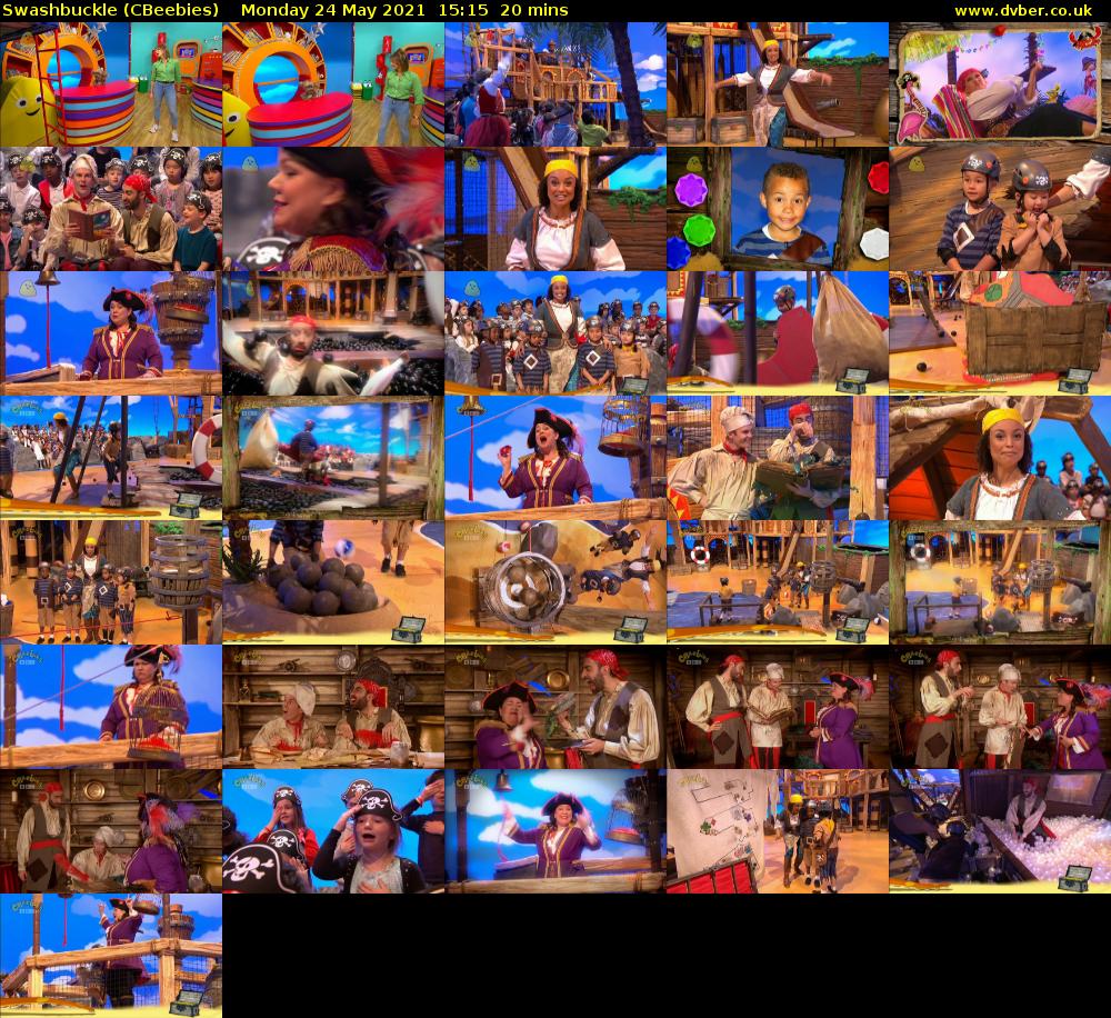 Swashbuckle (CBeebies) Monday 24 May 2021 15:15 - 15:35