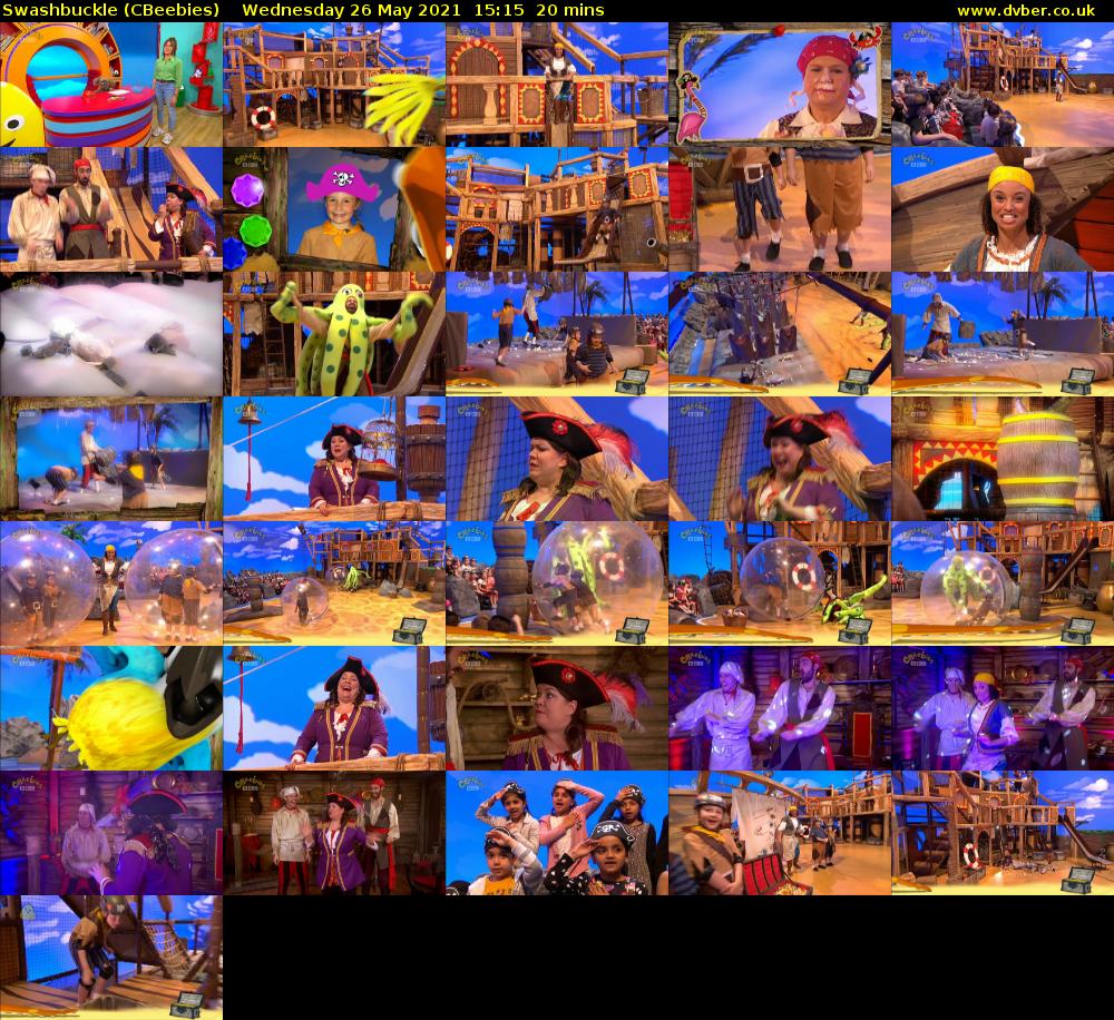 Swashbuckle (CBeebies) Wednesday 26 May 2021 15:15 - 15:35