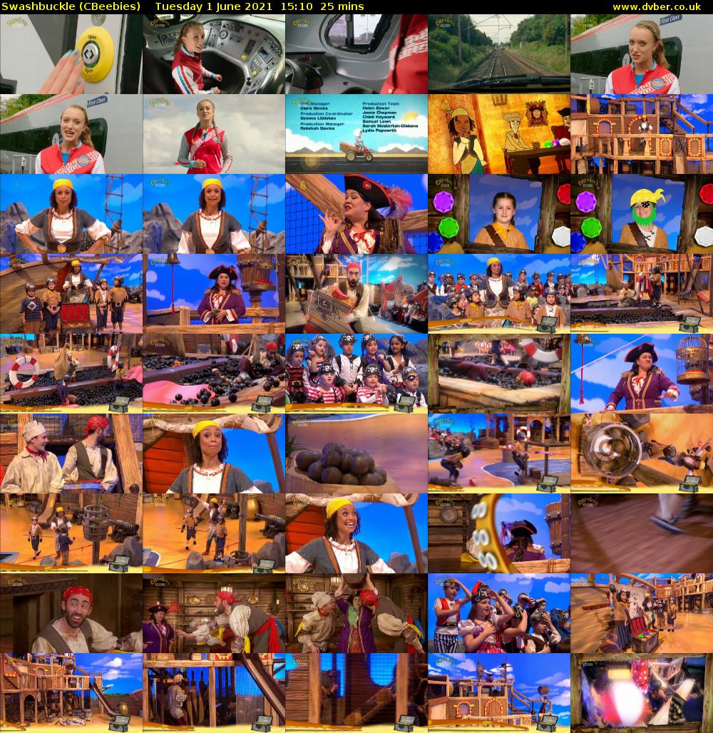 Swashbuckle (CBeebies) Tuesday 1 June 2021 15:10 - 15:35