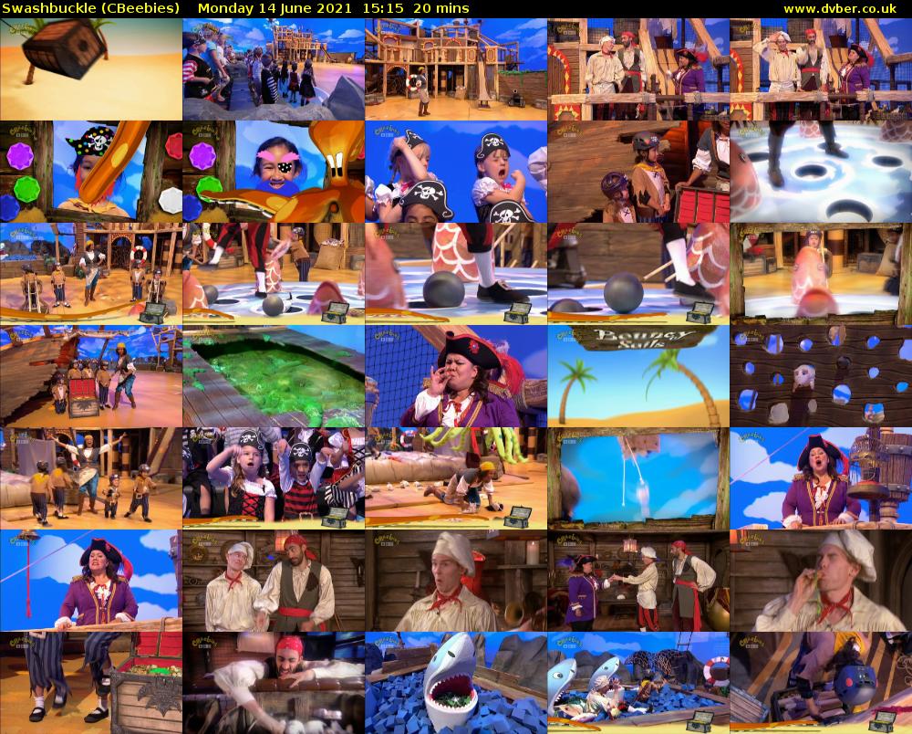 Swashbuckle (CBeebies) Monday 14 June 2021 15:15 - 15:35