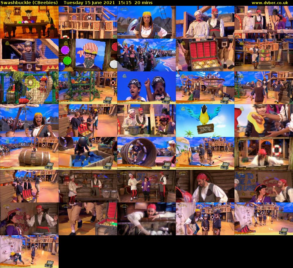 Swashbuckle (CBeebies) Tuesday 15 June 2021 15:15 - 15:35