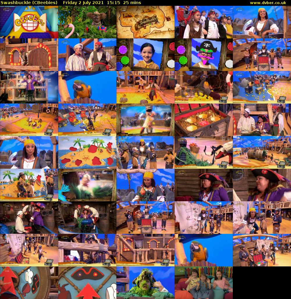 Swashbuckle (CBeebies) Friday 2 July 2021 15:15 - 15:40
