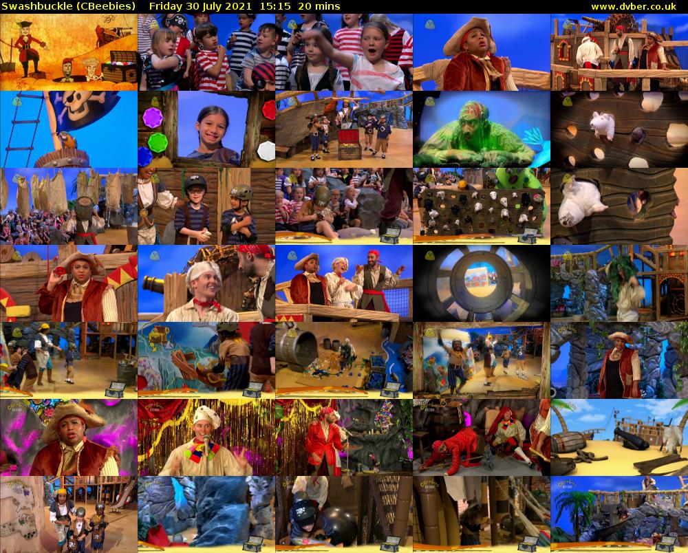 Swashbuckle (CBeebies) Friday 30 July 2021 15:15 - 15:35