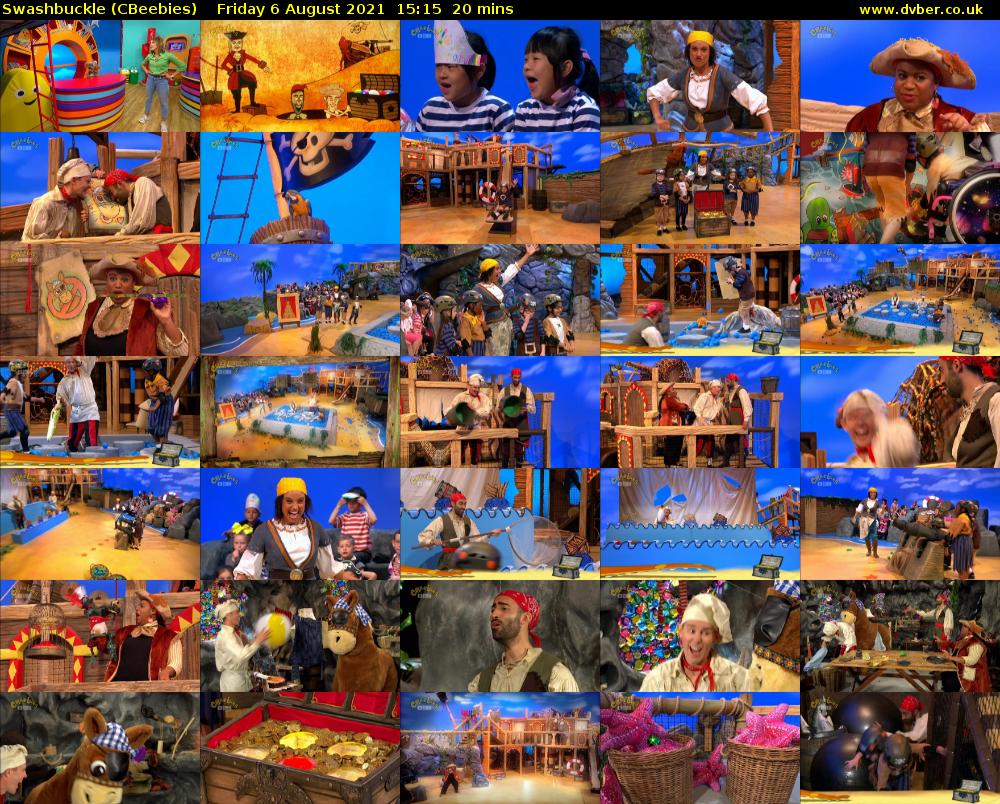 Swashbuckle (CBeebies) Friday 6 August 2021 15:15 - 15:35