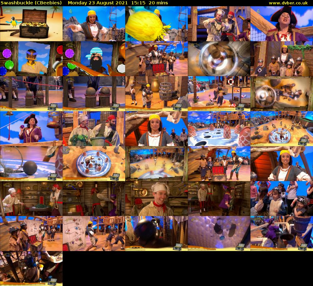 Swashbuckle (CBeebies) Monday 23 August 2021 15:15 - 15:35