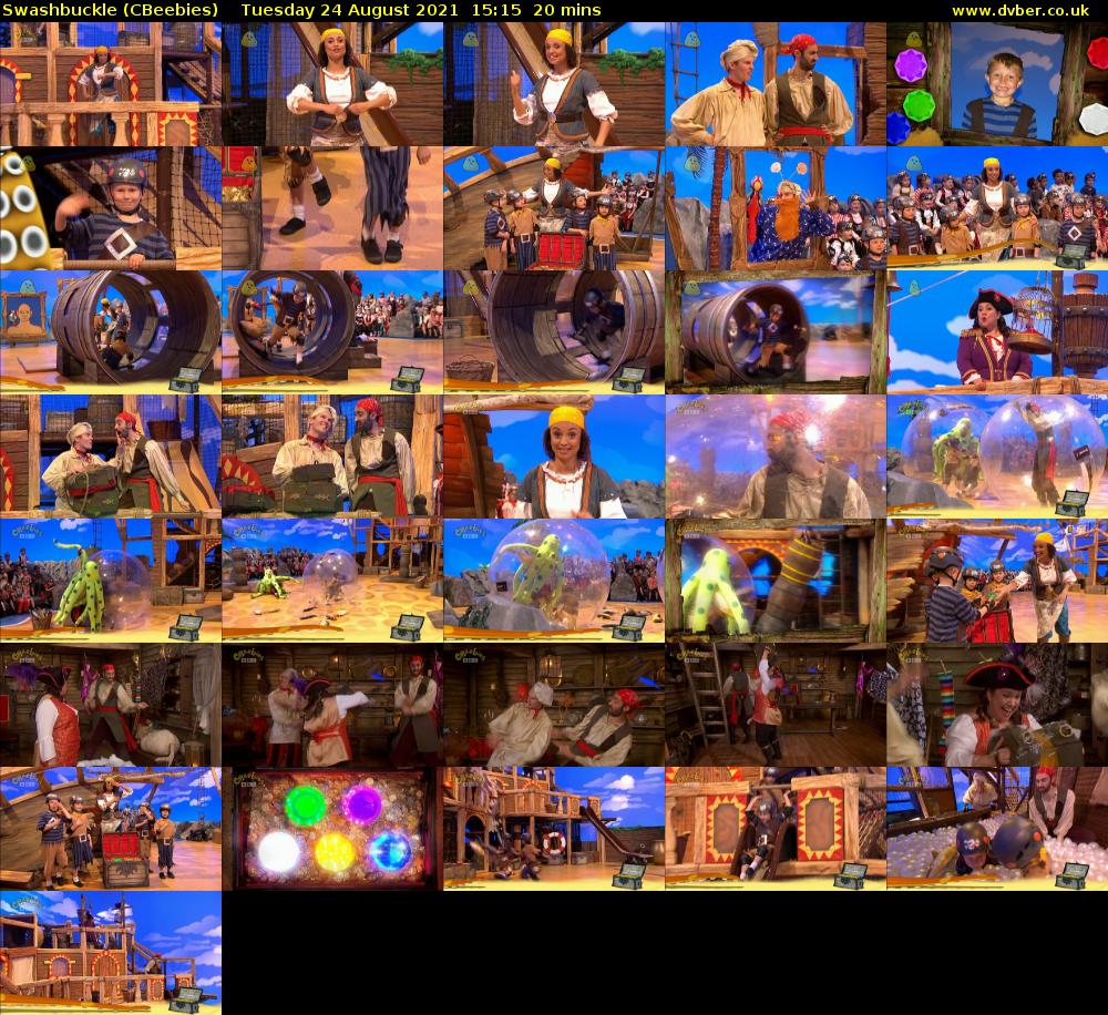 Swashbuckle (CBeebies) Tuesday 24 August 2021 15:15 - 15:35