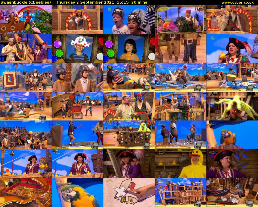Swashbuckle (CBeebies) Thursday 2 September 2021 15:15 - 15:35