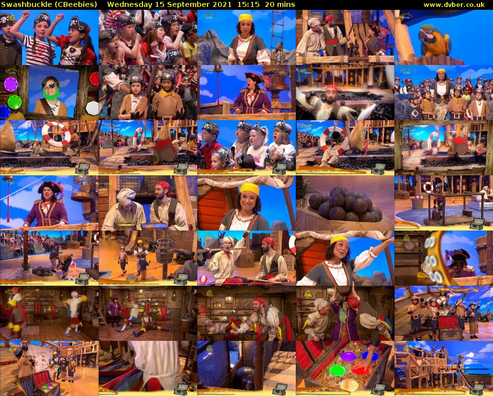 Swashbuckle (CBeebies) Wednesday 15 September 2021 15:15 - 15:35