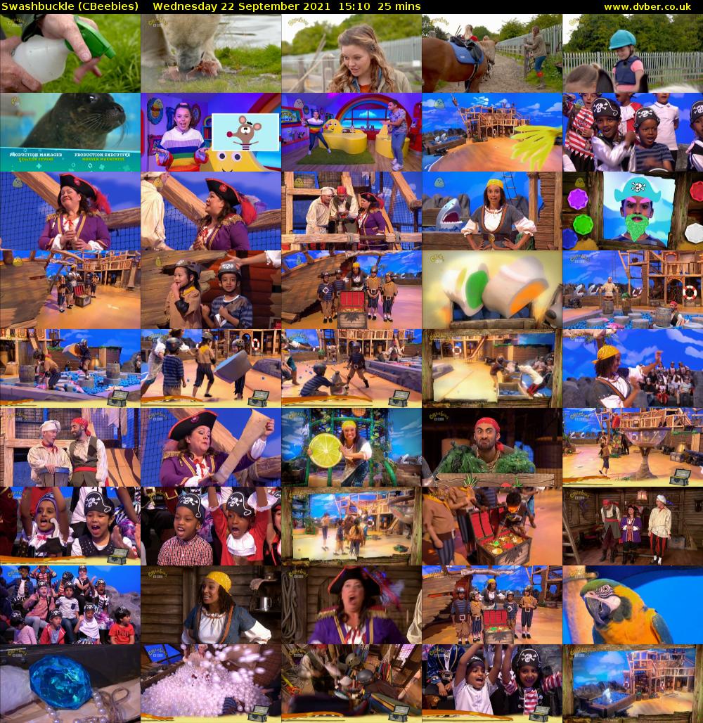 Swashbuckle (CBeebies) Wednesday 22 September 2021 15:10 - 15:35
