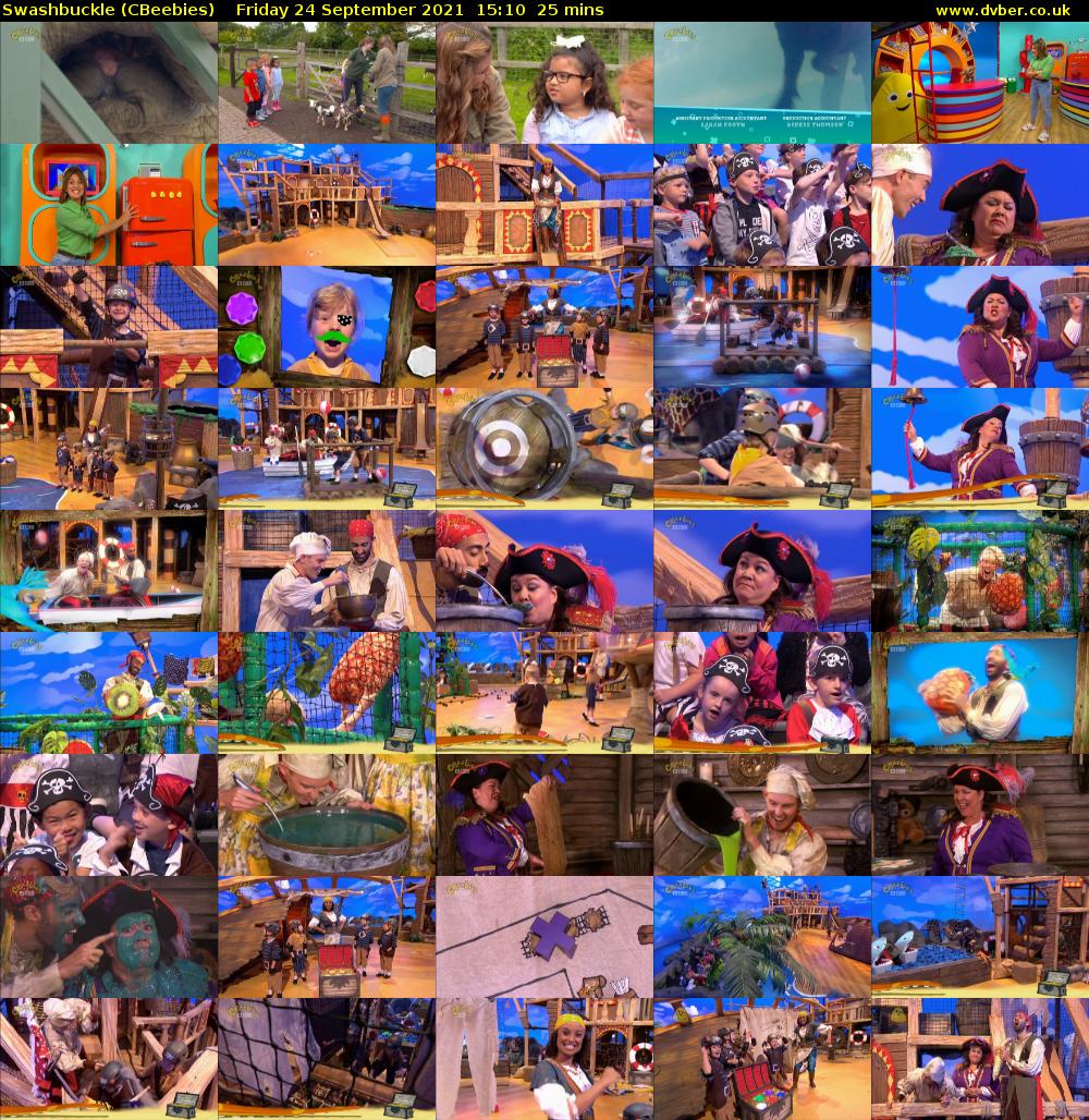 Swashbuckle (CBeebies) Friday 24 September 2021 15:10 - 15:35