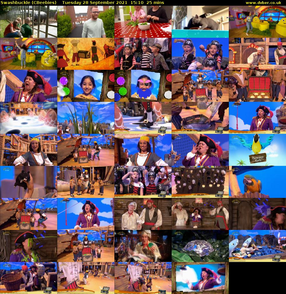 Swashbuckle (CBeebies) Tuesday 28 September 2021 15:10 - 15:35