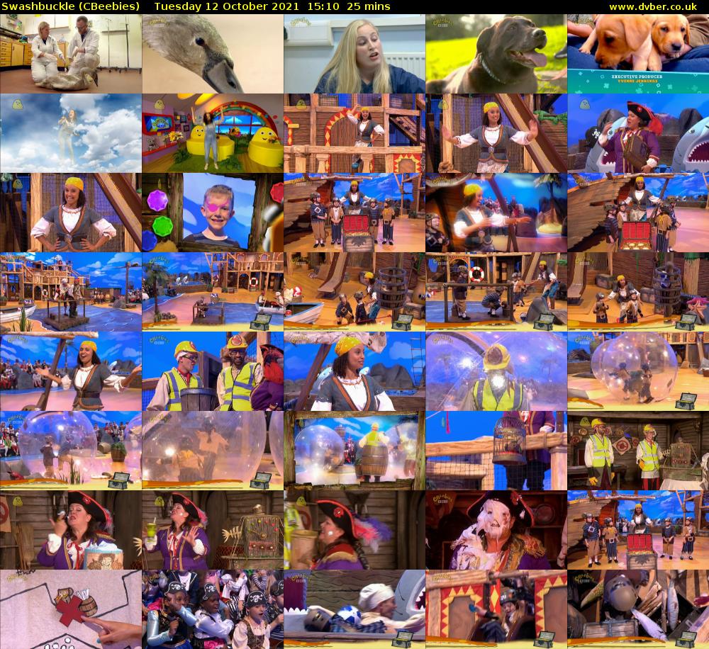 Swashbuckle (CBeebies) Tuesday 12 October 2021 15:10 - 15:35