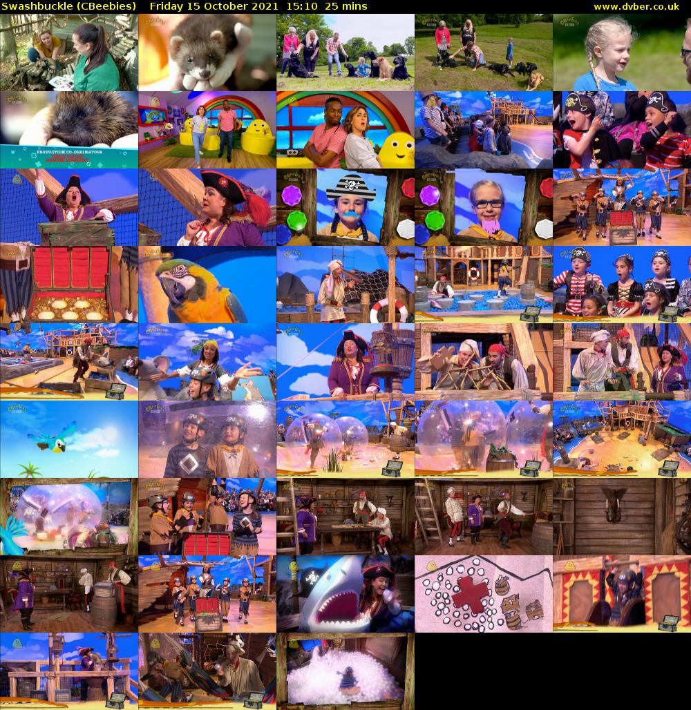 Swashbuckle (CBeebies) Friday 15 October 2021 15:10 - 15:35