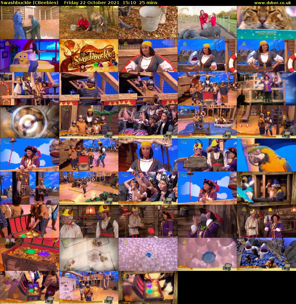 Swashbuckle (CBeebies) Friday 22 October 2021 15:10 - 15:35