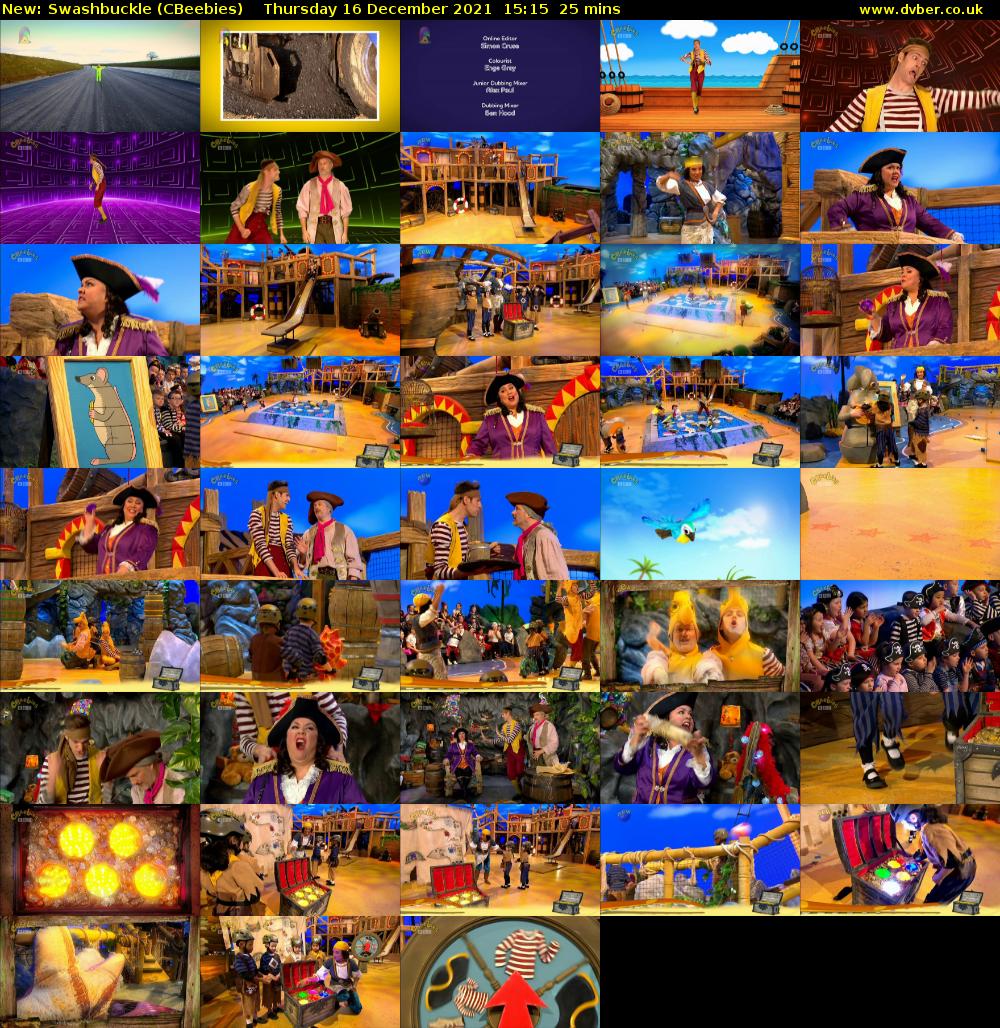 Swashbuckle (CBeebies) Thursday 16 December 2021 15:15 - 15:40